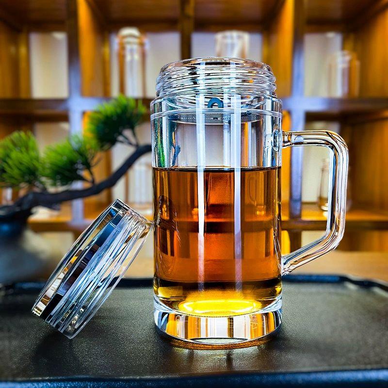 Handcrafted Natural Stone Tea Cup with Handle