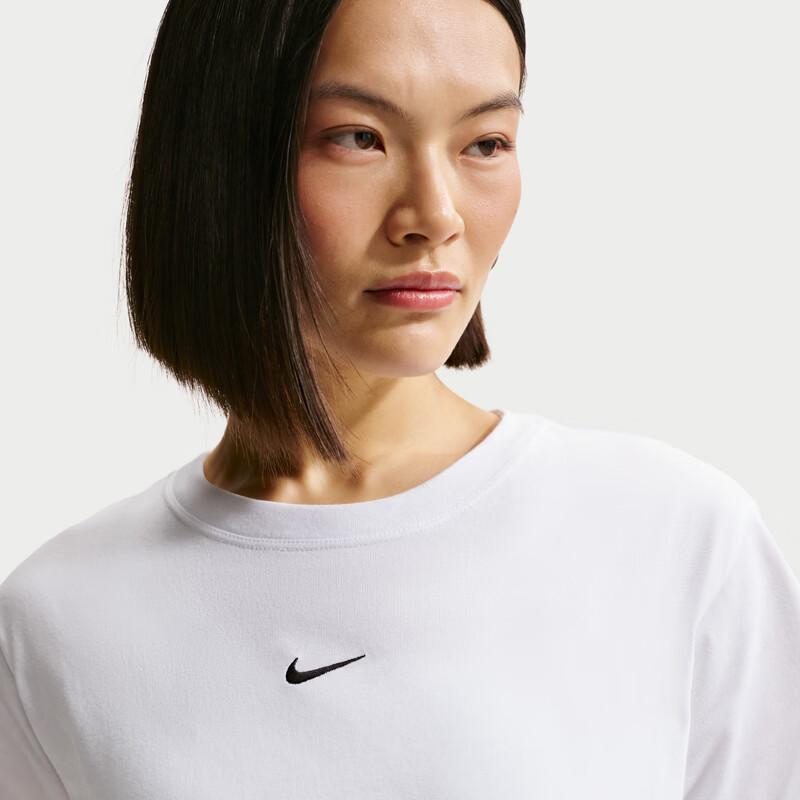 Nike Women's Fitness Yoga Short-Sleeve Knit Top