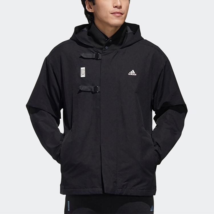 Adidas Casual Sports Jacket Men Outerwear Black GM4464