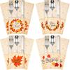 36 PCS Thanksgiving Silverware Cutlery Holders Thanksgiving Utensil Decor Fall Decor for Home Thanks Maple Leaf Silverware Paper Pouch Fall Harvest