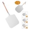 12Inch Pizza Shovel Detachable Wooden Handle Cake Lifter Pizza Transfer Tray  Restaurant