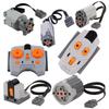 Função de Potência MOC PF Motor de Direção Servo com Receptor IR Motor de Alta Velocidade 500RPM para Blocos de Construção Técnicos