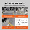 Wheel Alignment Tool, 2-Pack Alignment Tool Toe Plates, Stainless Steel Toe Angle Measurement Tool Plate, 4 Alignment Rods and Magnetic Slots,