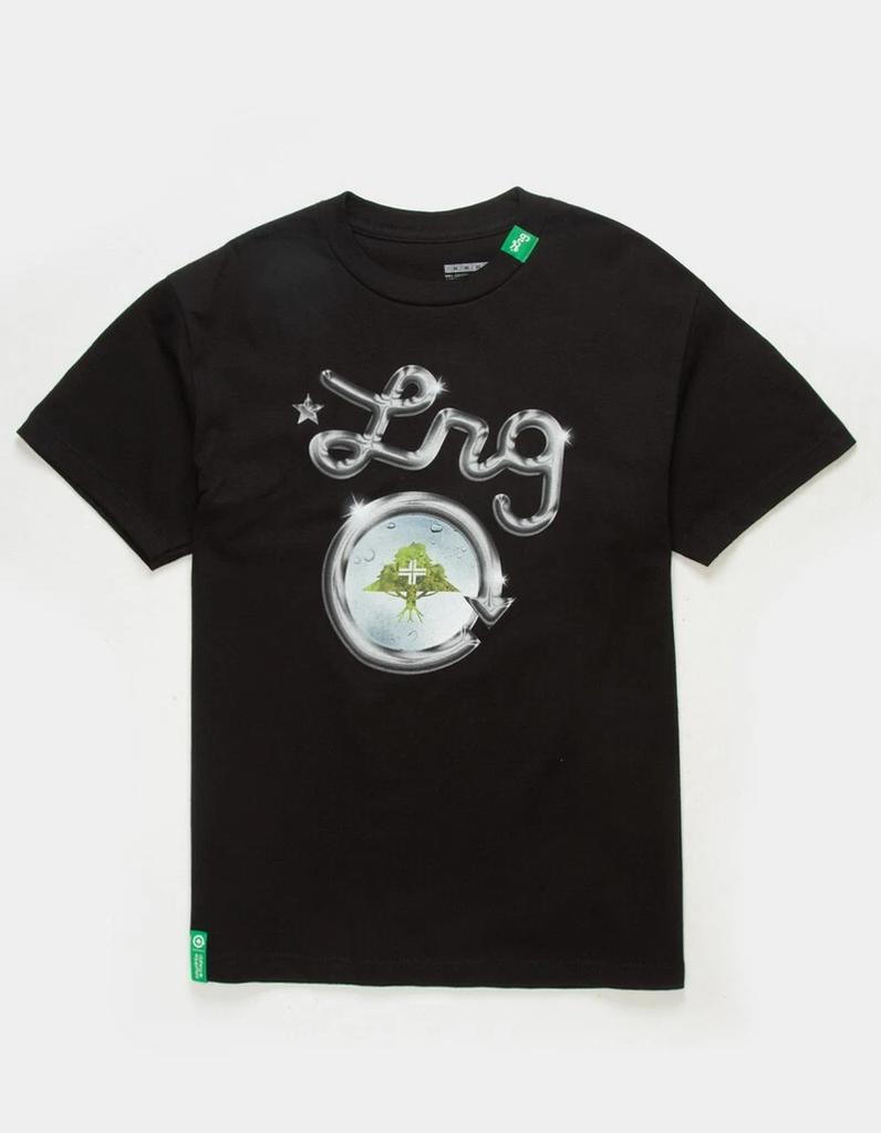 Lifted Research Group LRG Herren Eco-Capsule Schwarzes T-Shirt NWT Klein