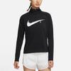 Nike (WMNS) AS W NK SWOOSH Run HZ MIDLAYER Black Women's CZ9234-010