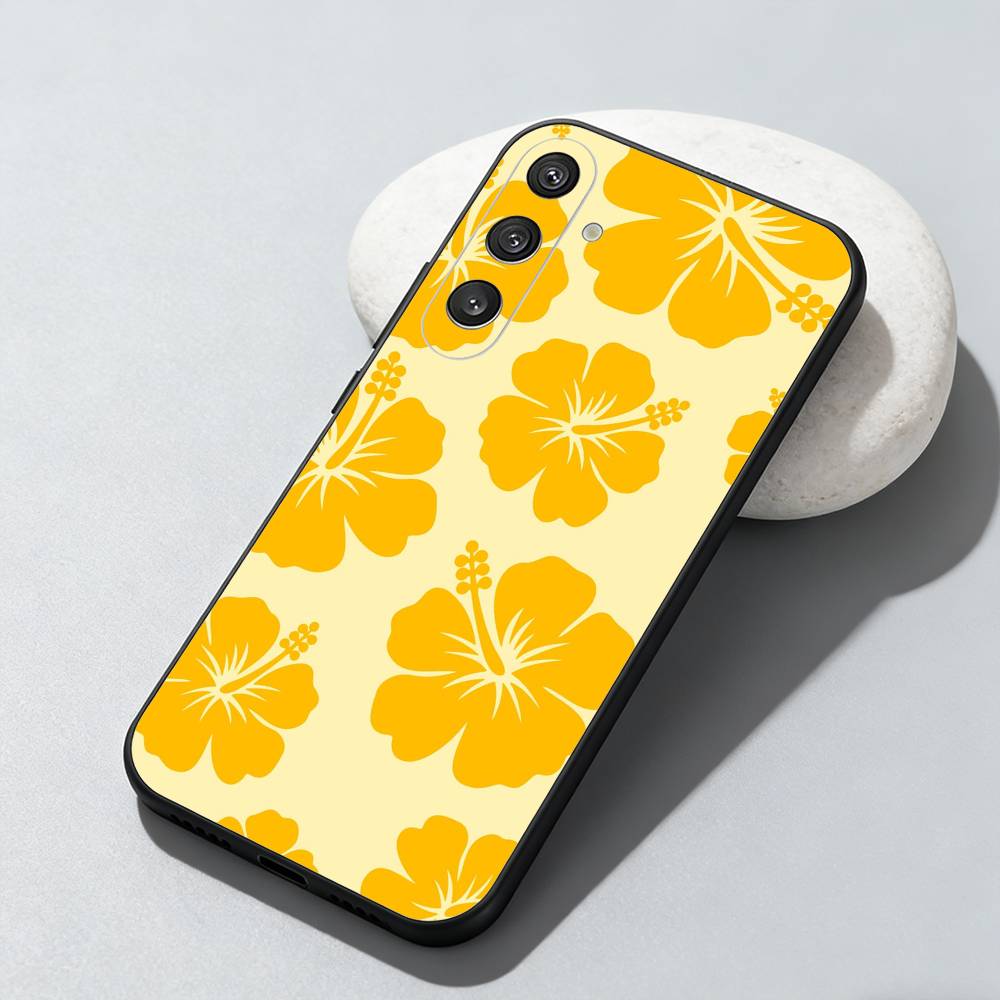 beach maple leaves  Phone Case For Samsung Galaxy A73,A72,A71,A70,A52,A51 Others Soft Black Cover