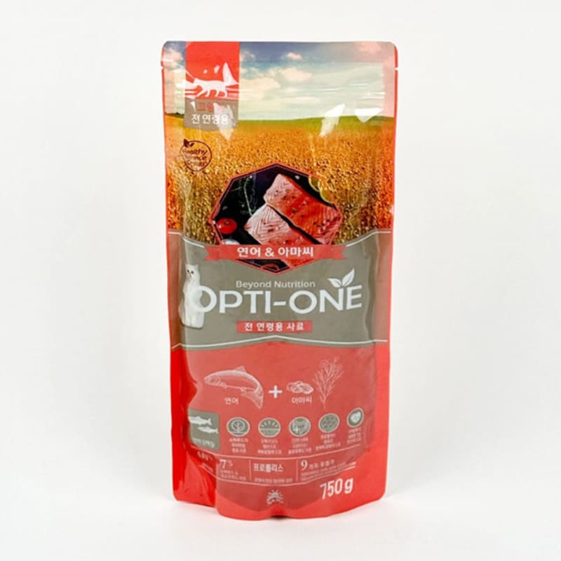 

[Pet] Sajo Optione 9 Free Cat 750 г Лосось Льняное семя