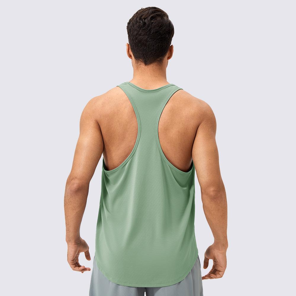 

New Sports Vest Men S Loose Summer Pure Cotton Fitness And Bodybuilding Quick Drying Sleeveless Shoulder White Base Shirt Sleeveless T-Shirt XXL