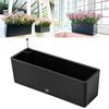 Rectangle Self Watering Planter Decorative Pot Breathable Window Box for Home Planting