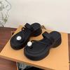 Fashion Women's Slippers Fashion Thick-soled Casual Sandals 2025 Summer New Beach Slippers for Women Platform Sandals Sandalias De Mujer