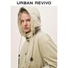 UR Women's Faux Fur Hooded Padded Winter Jacket