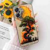 For Motorola Moto G06 4G 6.88" Case Silicone TPU Black Cover For Moto G06 G06 XT2535-1 XT2535-2 Cartoon Dragon Sunset Bumper
