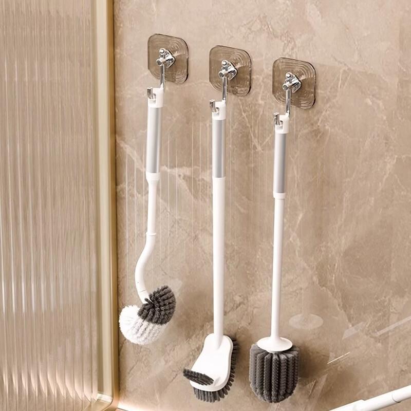 cmaos L532 Dual-Head Wall-Mounted Toilet Brush Set (2-Pack)