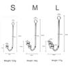 3 Size Silver Stainless Steel Metal Hooks Couples Games Toy