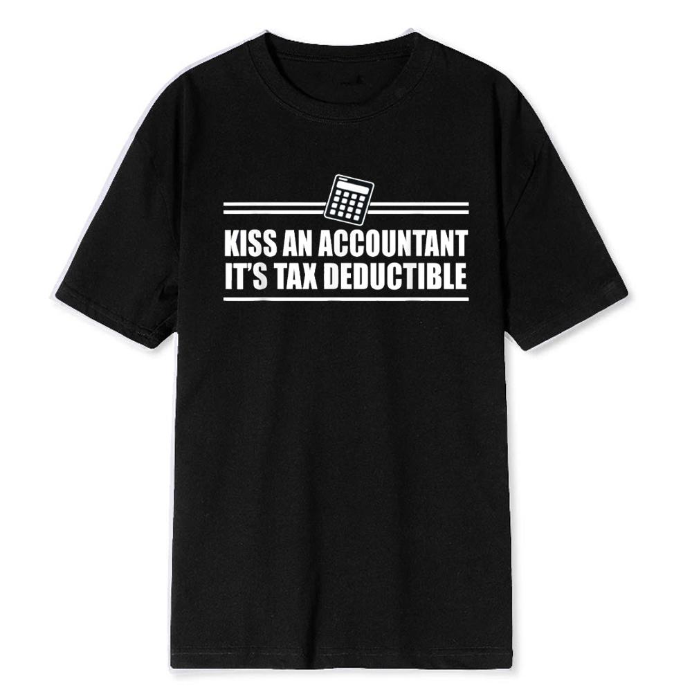 Accountant Kissing Tax Season Funny CPA Gift Unisex TShirt Unisex Soft Modal Blend Tee Number Cruncher Humor Office Tops Shirts