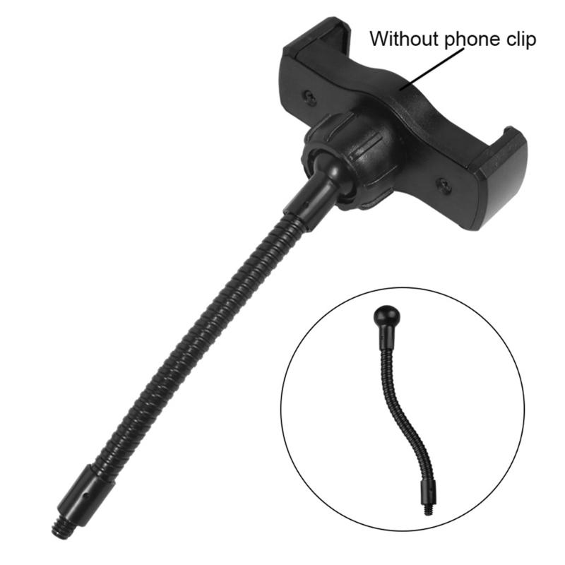 360 Degree Rotatable Ball Joint Adapters 1/4 Screw Thread Metal Hose Adapters for Mobile Phone Tripods Camera Mounts