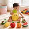Frucht-Plüschtier-Set für die Früherziehung und sensorische Entwicklung für Babys