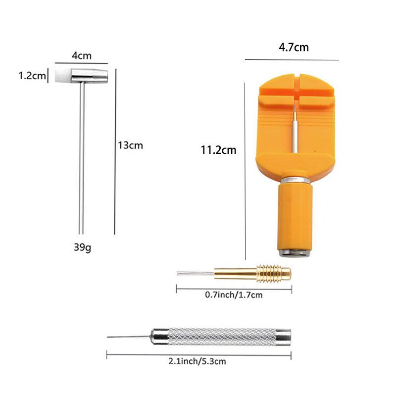 32-Piece Watch Repair and Adjustment Tool Set for Band and Link Replacement