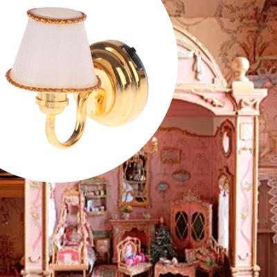 1:6 1:12 nástěnná lampa domečku pro panenky,Miniaturní model,Ruční výroba,Ozdoby pro scénické scenérie