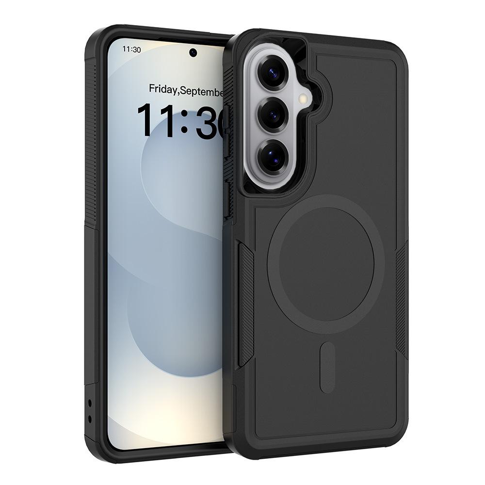 Applicable To Samsung S26ultra Magnetic All-inclusive Mobile Phone Case S25plus Two-in-one Anti-drop S24 Mobile Phone Case