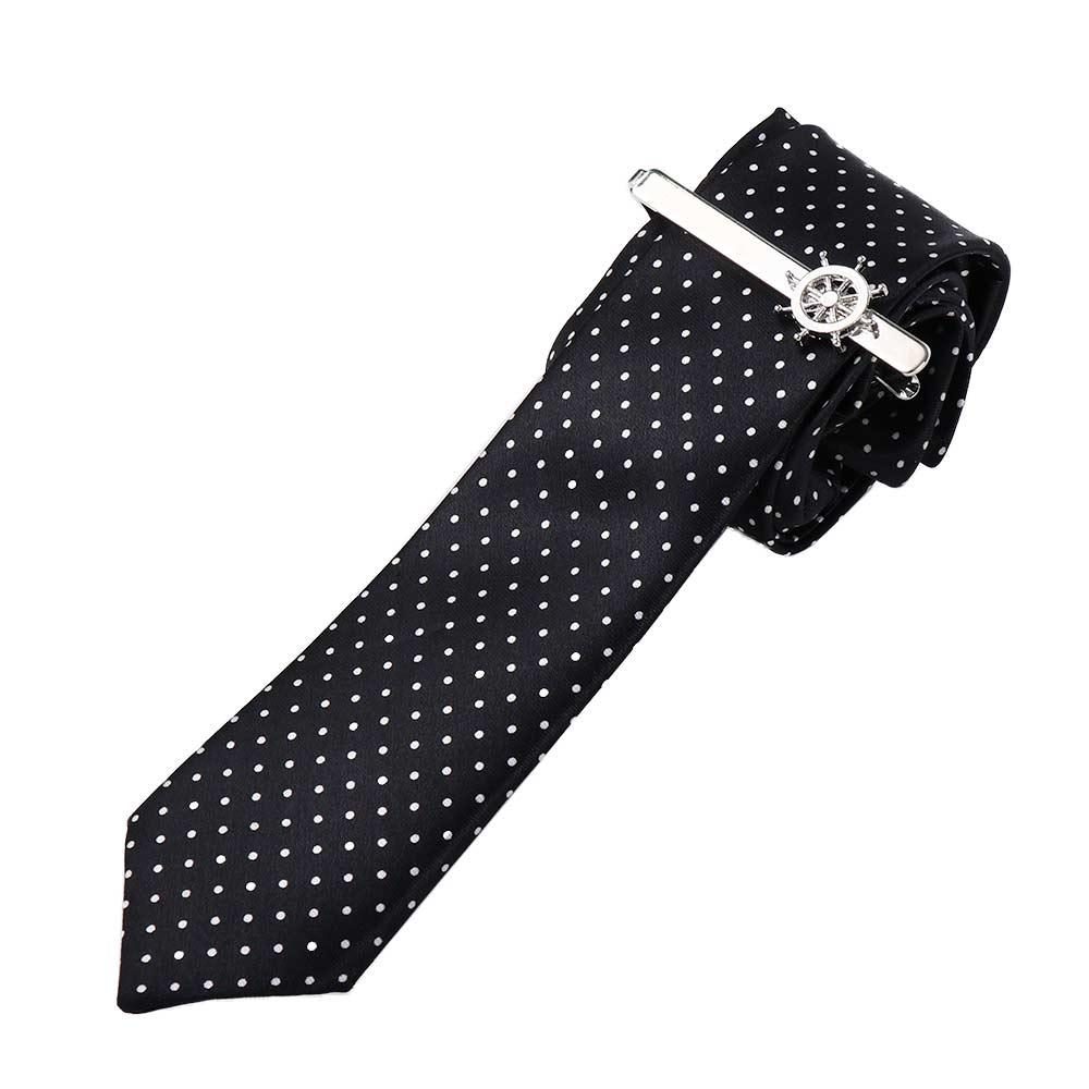 Tie Pin Fashion Jewelry Gift Men Necktie Buckle Necktie Bar Clasp Rudder Tie Clip Clasp Clip
