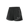Nike Solid Color Logo Running Shorts Women Bottoms Black DQ5933-010