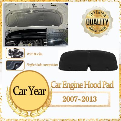 Car Engine Hood Pads For Toyota Corolla E140 2010 2007-2013 Sound Ulation Mat Heat Ulation Pad Fireproof Heat Cotton Mat
