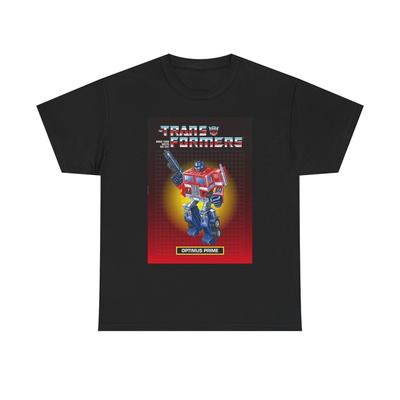 Transformers Grafik T-Shirt Retro Cartoon Spielzeug Unisex Schweres Baumwoll-T-Shirt Unisex T-Shirt