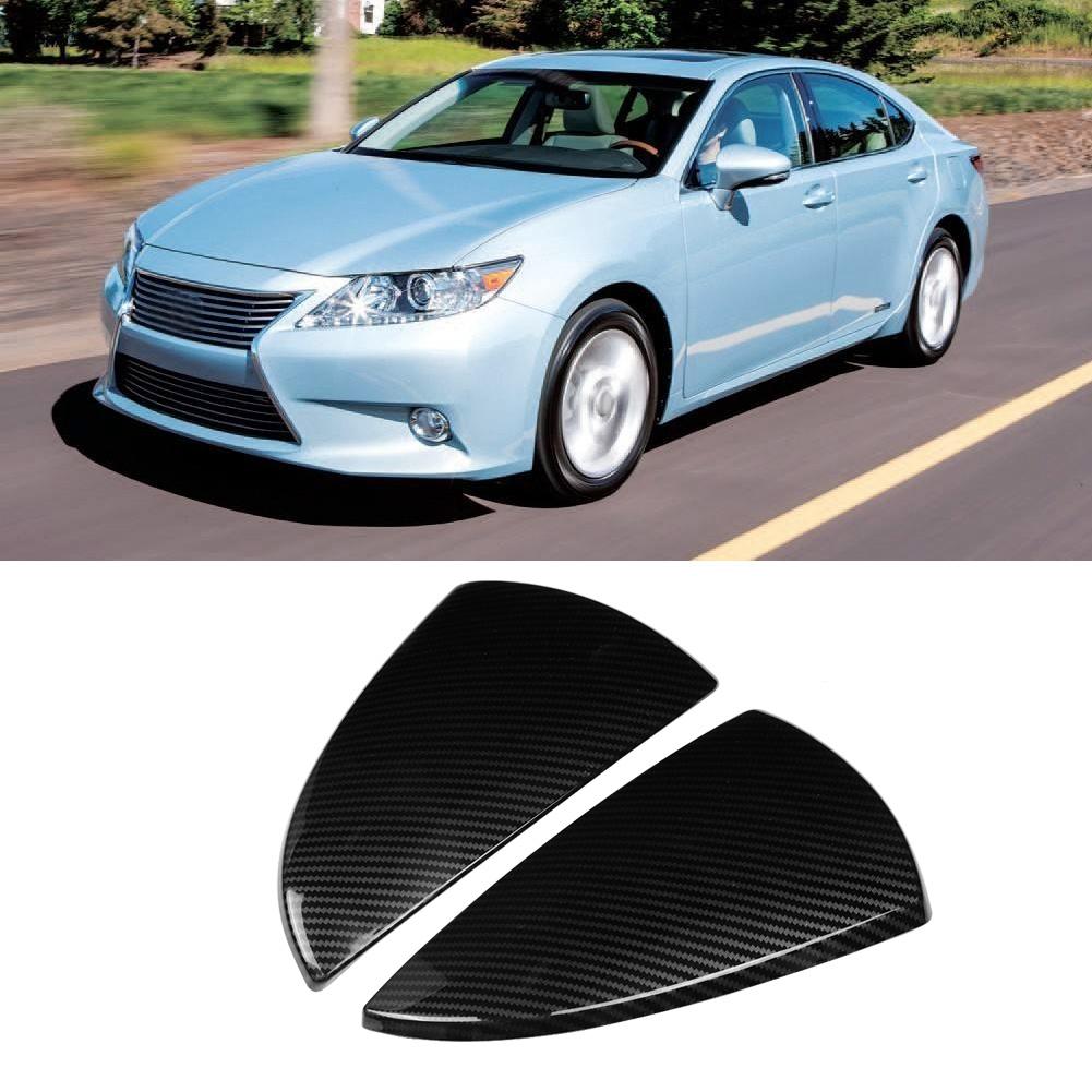 Σετ 2 τεμαχίων Διακοσμητικά Καλύμματα Καθρεπτών Αυτοκινήτου για Lexus ES200 18 19 (Μαύρο από ανθρακόνημα)