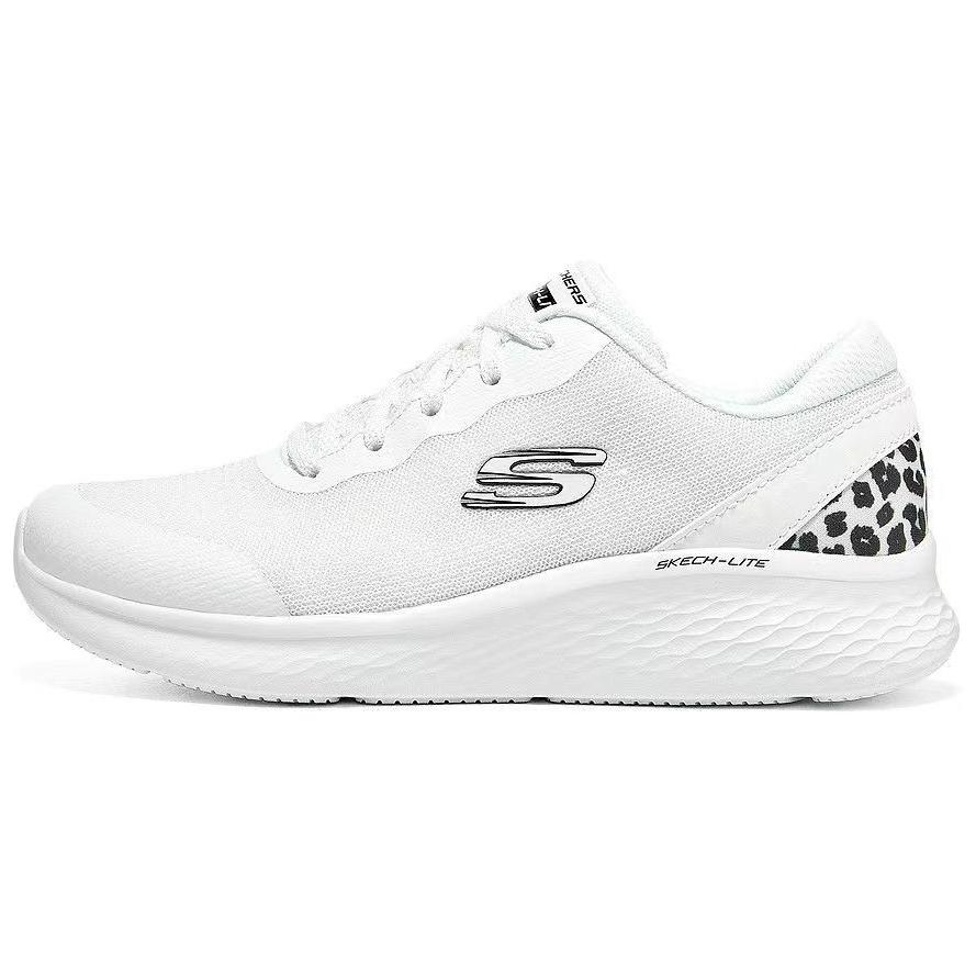 Skechers Go Series Мягкие Удобные Модные Сетчатые Низкие Повседневные Беговые Кроссовки Женские Кроссовки Белый Черный 149992-WBK 35.5