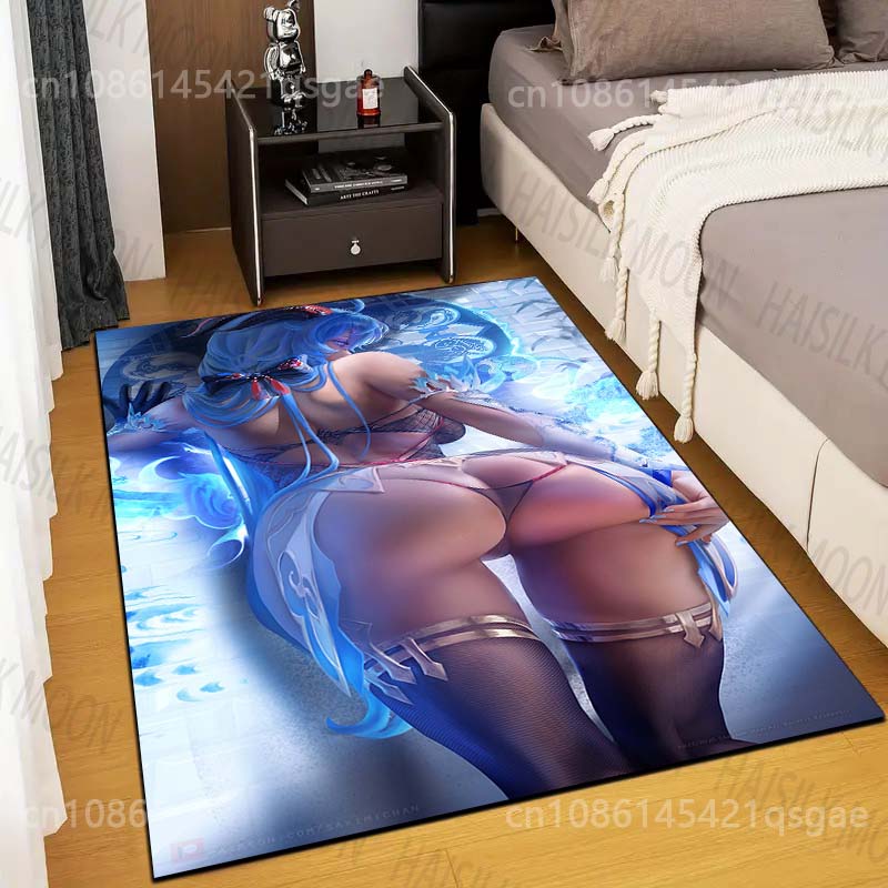 

Multiple Sizes Sexy Anime Girl Carpet for Living Room Bedroom Bathroom Mat Creative Doormat Sofa Home Decor Large Size 40x60cm