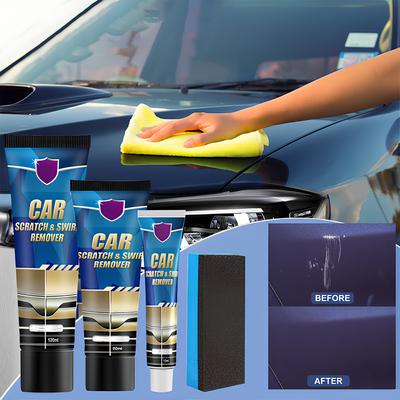 1 Pièce Rénovateur d'Éraflures et Tourbillons Auto 15/60/120ml Outil de Réparation Éraflures Polissage Cire Anti Accessoires Entretien Lavage Soin Peinture
