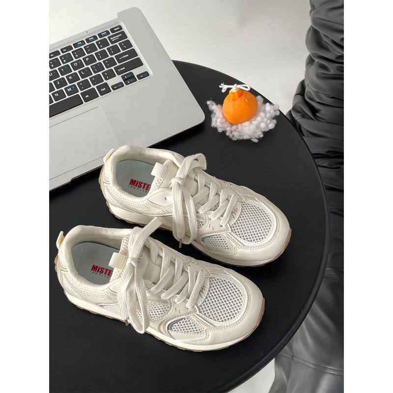 Retro Mesh Breathable Casual Sneakers Women's Shoes 2 Summer New Low-top Board Shoes Trend