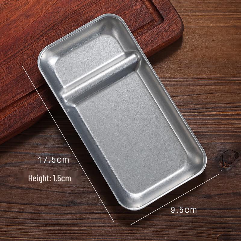 Retro Two-Compartment Snack Plate (3-Pack)