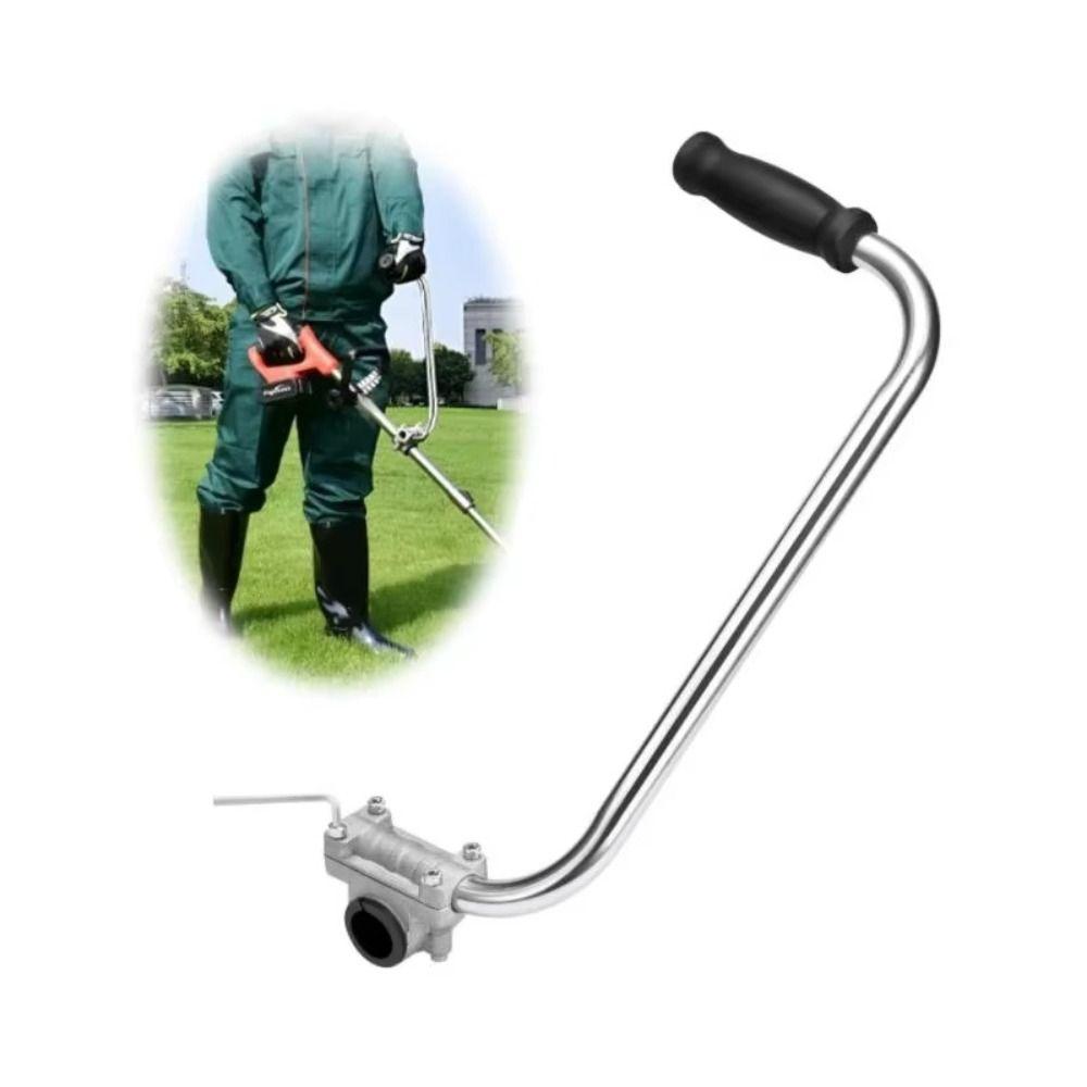 1Pcs Metal Tube Lawn Mower Handle Replacement Brush Cutter Handle for Lawn Care Garden Trimming