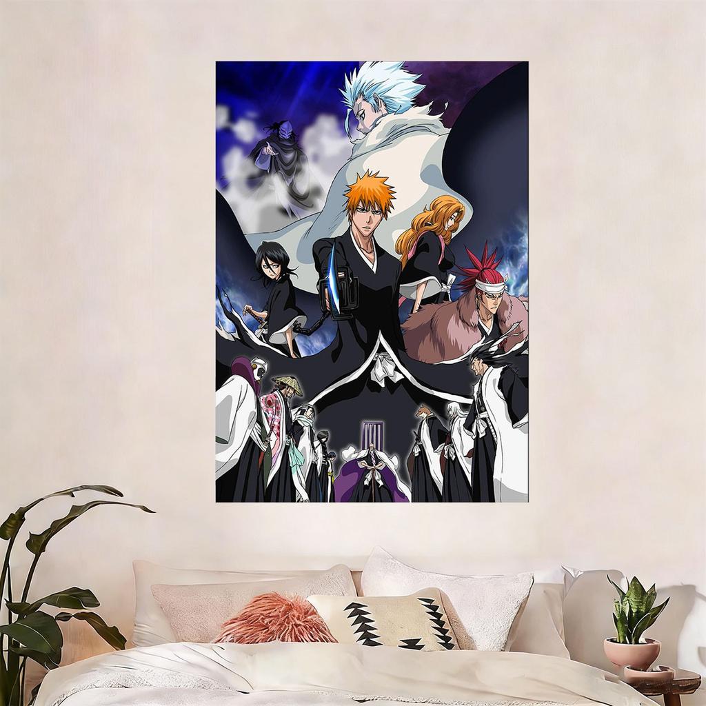 Lucky Star Anime Tapestry Flat Print Wall Art Hanging Indoor Outdoor Decor for Study Bedroom Dorm Porch Trendy Cartoon Room