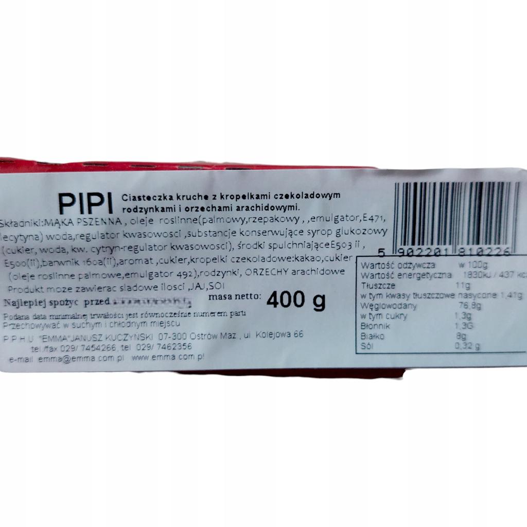 Ostrovia shortbread cookies 400g Pipi