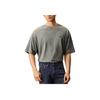 Minimalist Comfortable Versatile Casual Logo Crew Neck Short Sleeve T-Shirt Men Tops Medium-Gray 40HM229-P7E