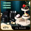 A60zmini Dessert Plates 200 Pcs Disposable Plastic Appetizer Plates With Spoon Fork Set Mini Appetizer Bowls Blackmay