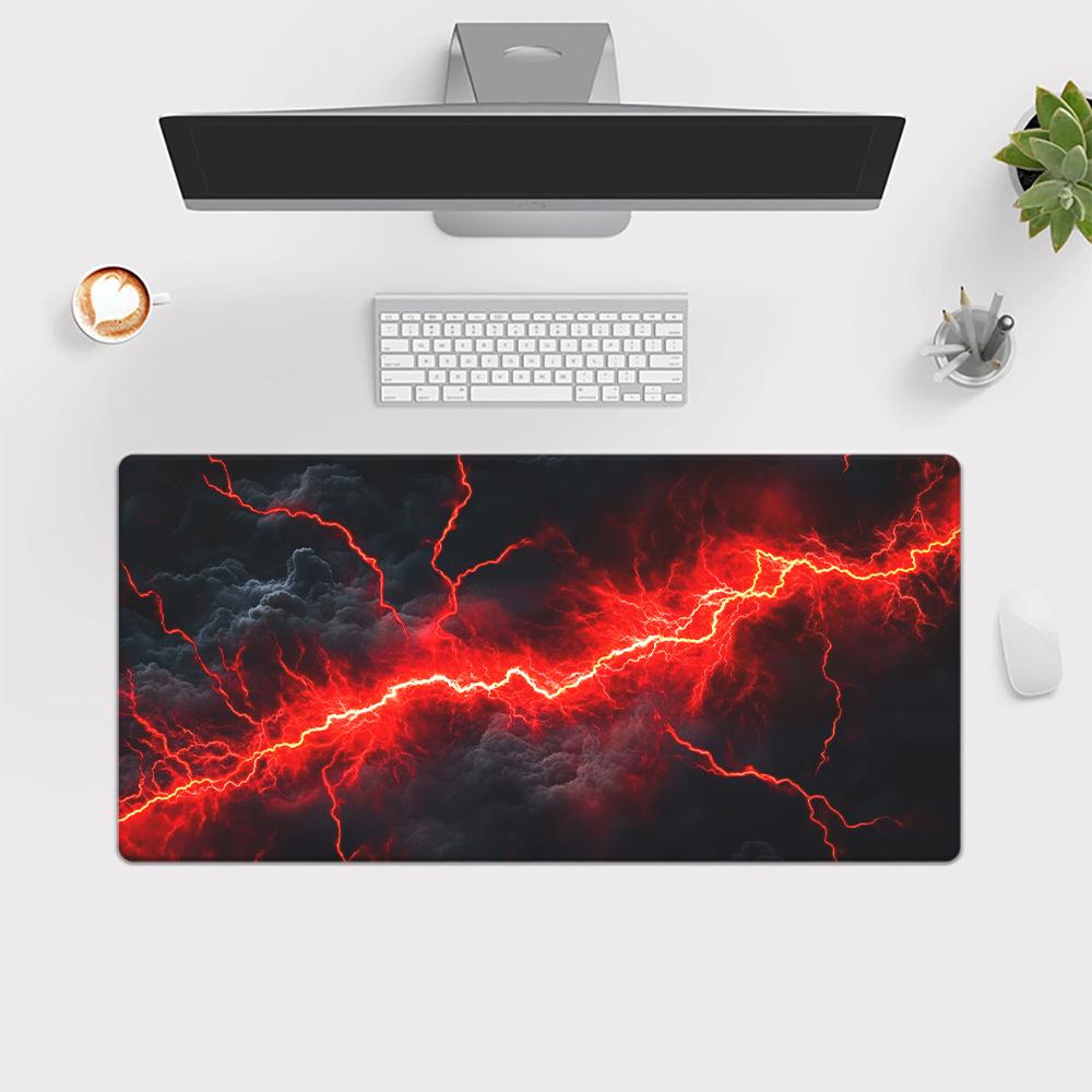 Smooth Desk Mat Mouse Pad Wide Desk Mat Precision Cloth Surface Stable Rubber Base for Home Office PC Laptop Work Great Gift Ide
