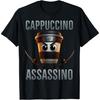 Cappuccino Assassino Gehirn Rotes T-Shirt