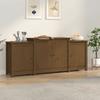 821495 vidaXL Buffet Honey Brown 164x37x68 Cm Solid Pine Wood