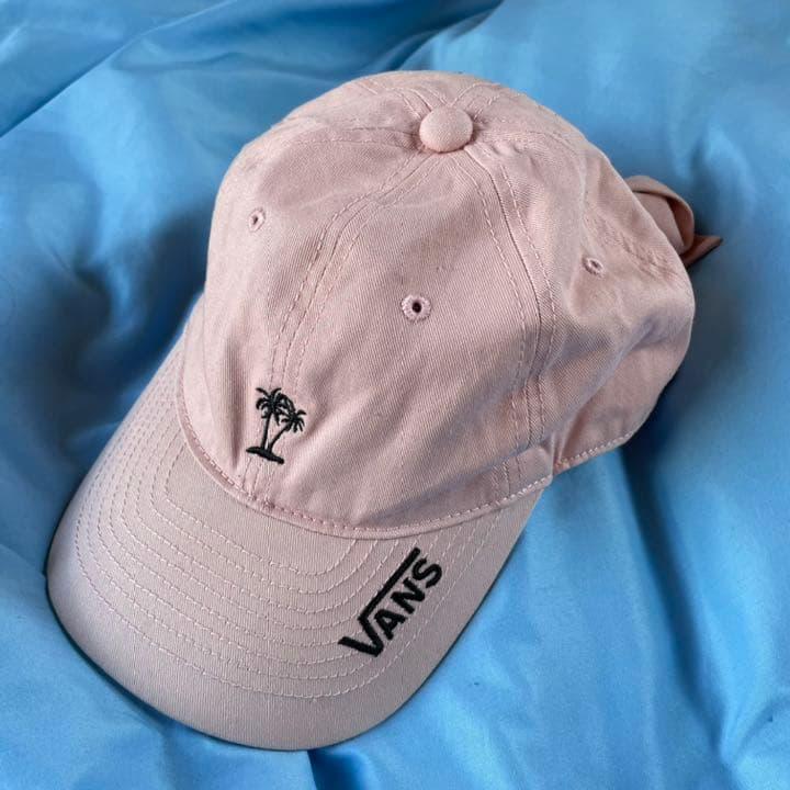 Used vans cap pink color summer cap vans fashion