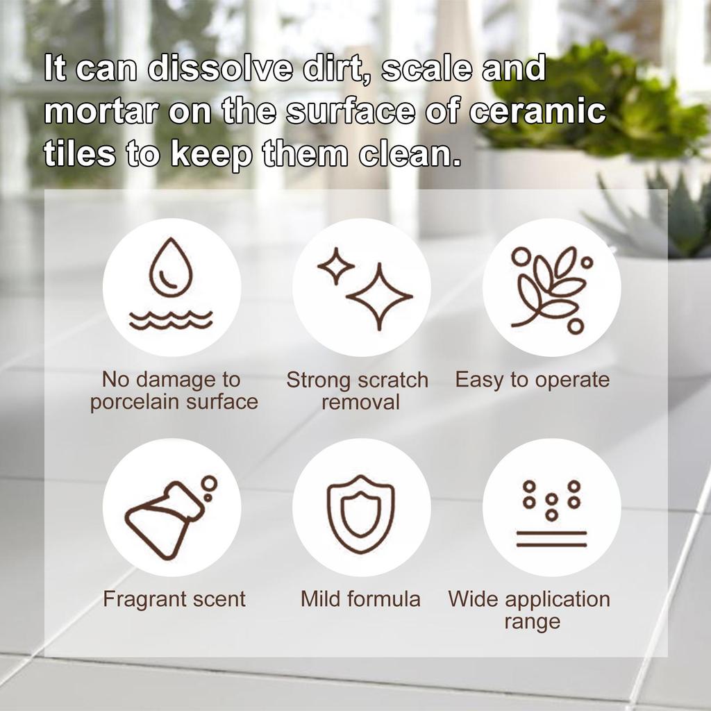 Jaysuing Scratch Cleaner - Household Kitchen, Bathroom Countertops, Floors, Wall Tiles Scratch Repair and Cleaning Brightening Agent 100g