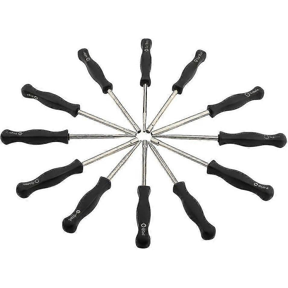 12 Pack Carburetor Adjustment Tool Set With Cleaning Brush And Carburetor Storage Bag For Common Small 2-stroke Engine Starlight