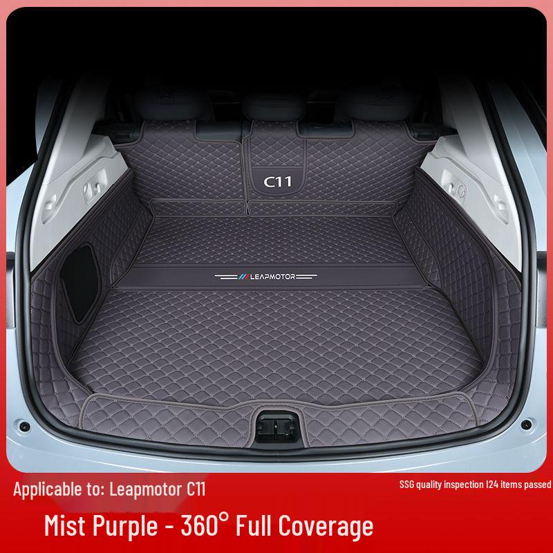 Compatible Leapmotor C11 Trunk Mat - Surround Design, Wear-Resistant, Fits 26 Models
