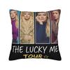 Hilary Duff Lucky Me Tour Pillow Case  Comfy Pillow Cover Cute Funny Pillowcases For Sofa Bedroom Home Decor