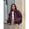 Motorcycle Windproof Leather Jacket Autumn New Loose Outerwear Fashion Women's Coat