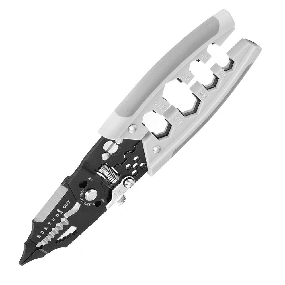 Cable Plier Electrician Pliers Pliers Tool For Striping Trimming Crimping 100mm Handle Hand Tools High-grip Forceps