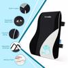Lumbar Support Pillow Memory Foam Relieve Back Pain Car Seat Waist Cushion Soft Comfortable For Office Home Car Lumbar Support
